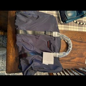 Michael Kors Mens navy travel bag